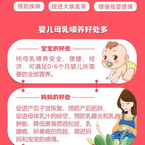 母乳喂养对婴儿的好处