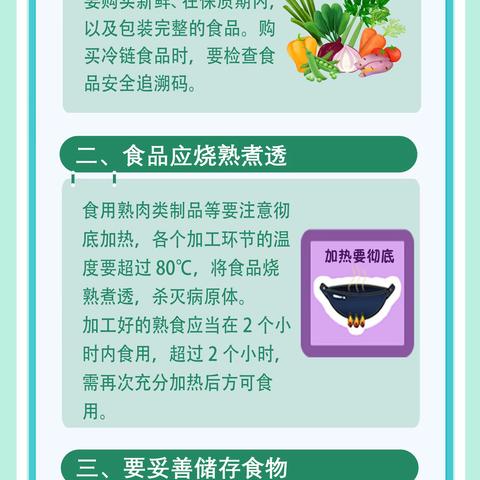 怎样预防夏季食物中毒