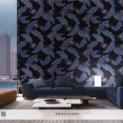 强帝辉煌无缝墙布99号版！高精密布料加厚、高端奢华！提花、素色系列！