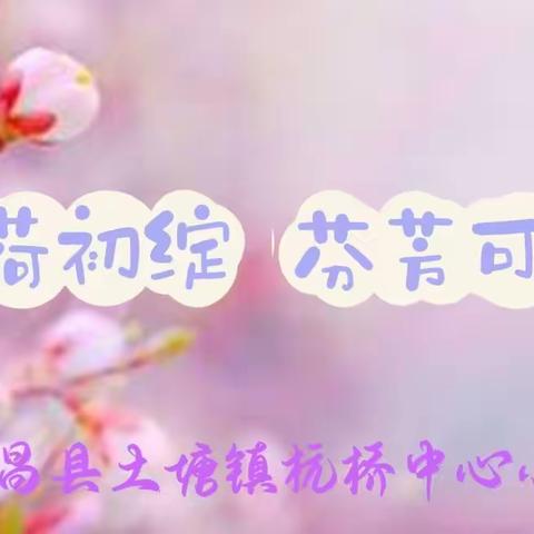 小荷初绽     芬芳可期——杭桥中心小学新教师新手课活动纪实