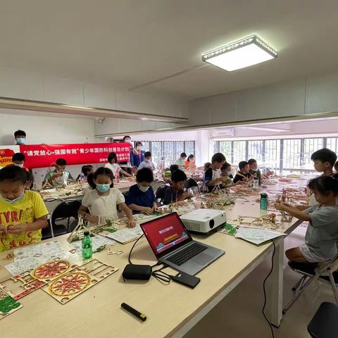 【文明实践】美好生活摩天轮——六约北社区青少年科学知识普及制作