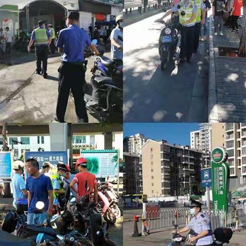 8月17日秀英道路交通联合执法大队整治工作情况