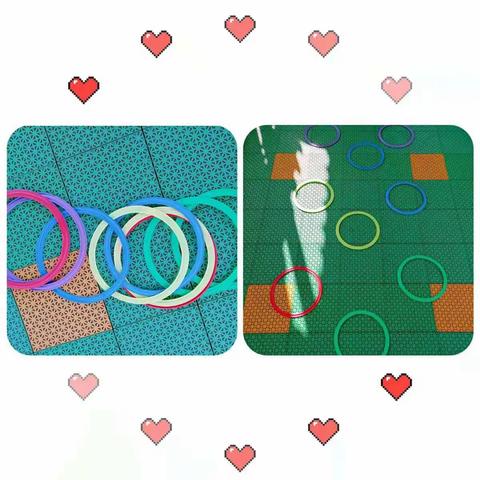 中二班户外活动:《我们来跳圈》