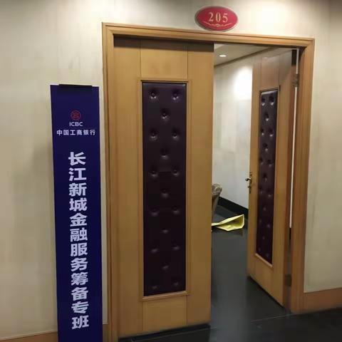 长江新城金融服务筹备专班周会