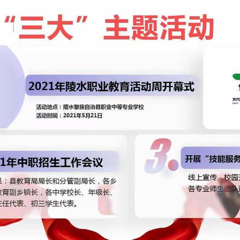 2021年陵水黎族自治县职业教育活动周-技能让生活更美好！