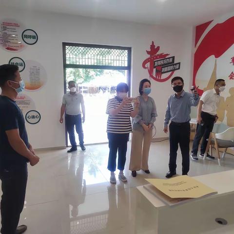 海南省退役军人事务厅到吉阳区参观调研榆红村退役军人服务站