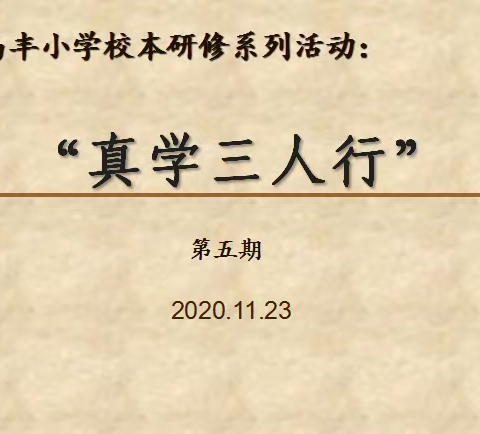 立足校本研修，引领教师专业成长——马塘镇马丰小学扎实开展校本研修活动