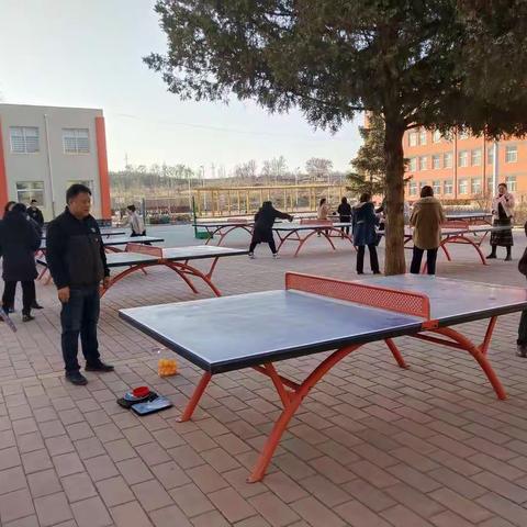 矾山学区党支部“相约冬奥——扛红旗，当先锋”乒乓球友谊赛