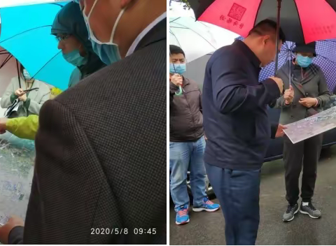 市生态环境局孙韧总工一行冒雨对静海区水污染防治工作及中央资金申报工作进行现场调研帮扶指导