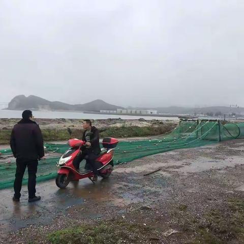 区海洋与渔业执法支队开展清理“老虎网”行动