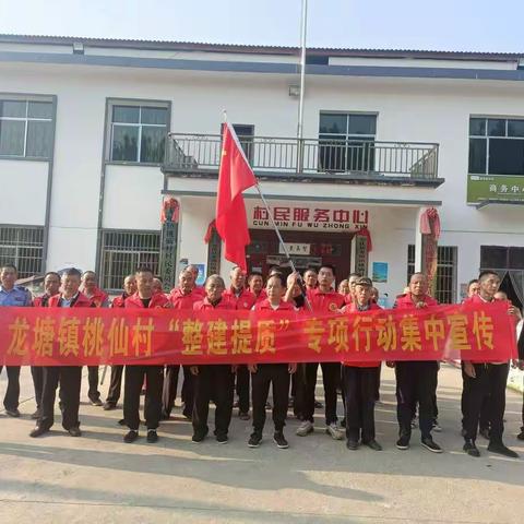 桃仙村九月份整建提制主题党日活动。
