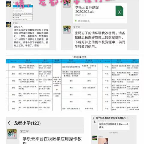 龙都街道小学积极构建“互联网+”学习格局，确保学生停课不停学