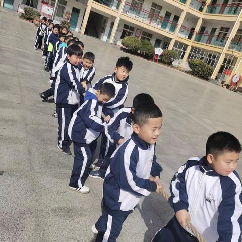 幼苗初长成，破土而出！——一年级拔河比赛纪实