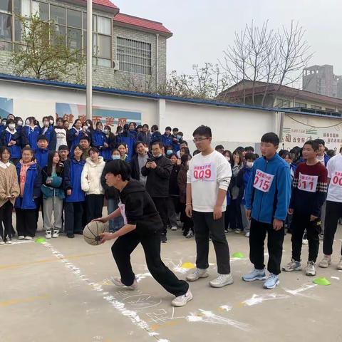 【淇县第五中学“三高”系列活动之二十三】燃运动激情，育阳光少年——淇县第五中学开展篮球绕杆活动