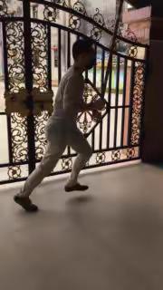 天天乐幼儿园防暴、防拐安全演练。