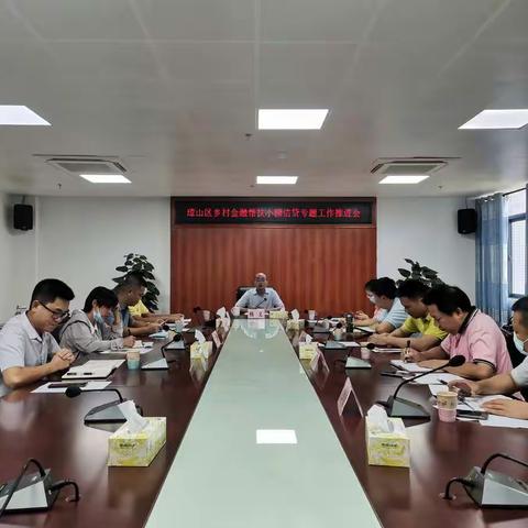 琼山区政府召开乡村金融帮扶小额信贷专题工作推进会