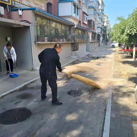 桥梁保障所继续开展包联小区文明城市创建活动