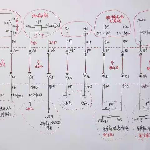 侧翻盖上下游连接线路图