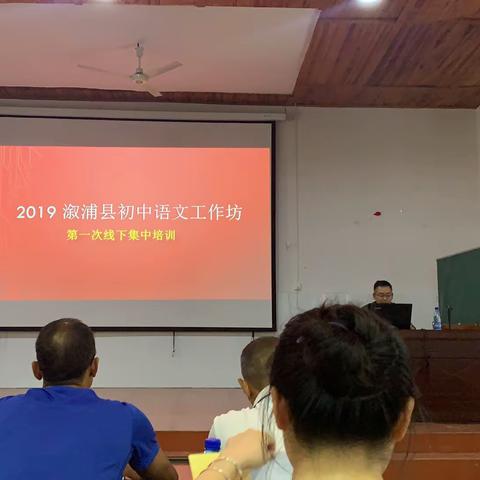 2019年溆浦县初中语文工作坊第六组线下集中研修——语之道韵  文之禅意