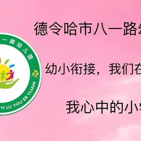 幼小衔接，我们在行动-----我心中的小学