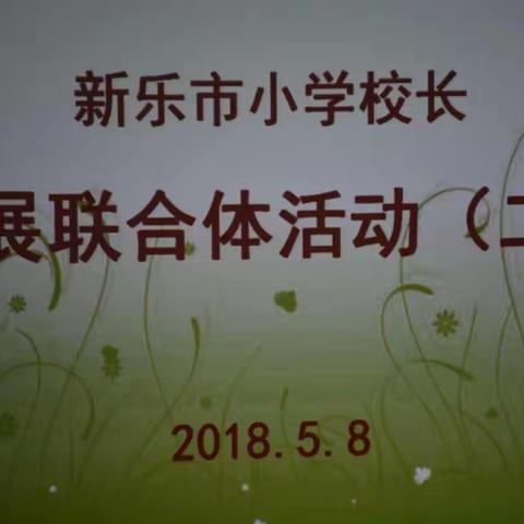 新乐市校长联合体第二次活动纪实