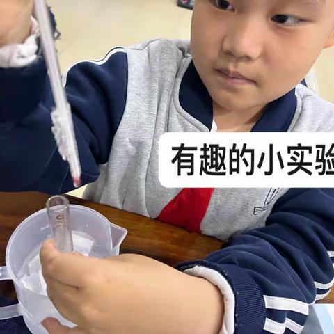 科学小实验~~水结冰了