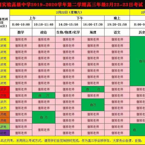 （网上2月份考）考中学，学中考-乐东思源高中高三年级2月考