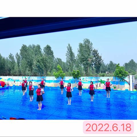 🎉2022.6.18日下午尹庄剑桥～爱立方幼儿园举行了，清凉一夏，快乐活动🏊‍♀️