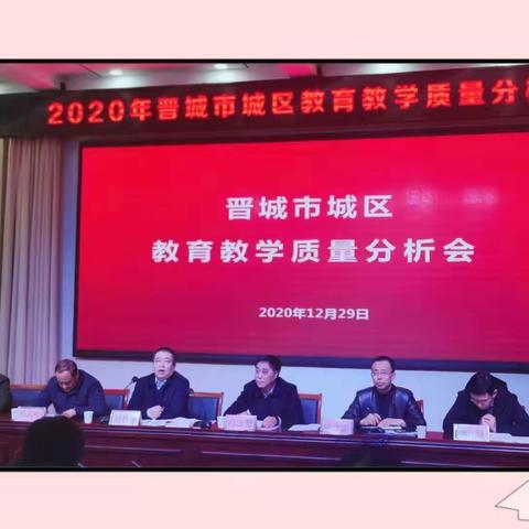 2020年晋城市城区教育教学质量分析会