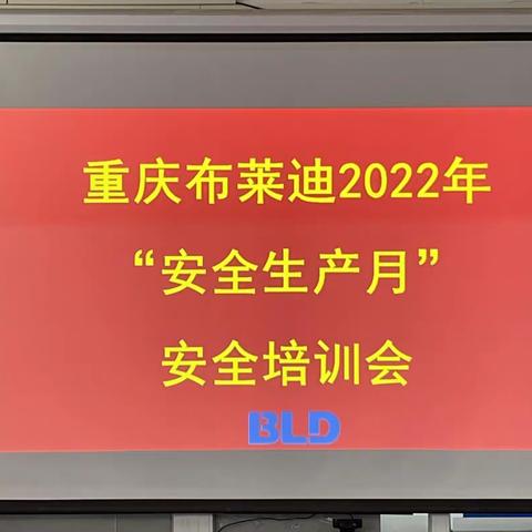 重庆布莱迪2022年“安全生产月”宣传活动圆满举行