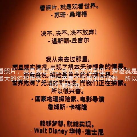 看照片，就是观世界。我从未去过那里，探险就是最大的幻想世界。世界充满了无限的可能性，所以我们要探索。