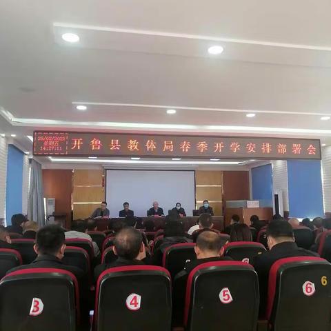 2022开鲁县教体局开展春季               开学综合督导检查