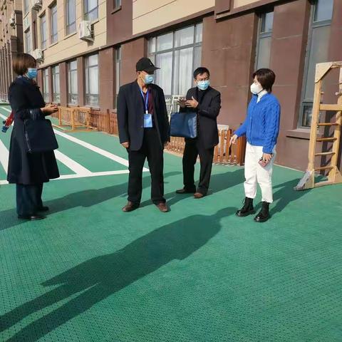 通辽市第三责任区督学为幼儿园保驾护航
