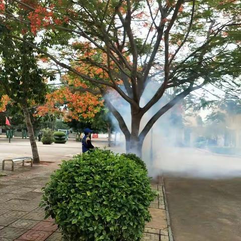 谭文小学5月7日校园常态化全面消杀消毒