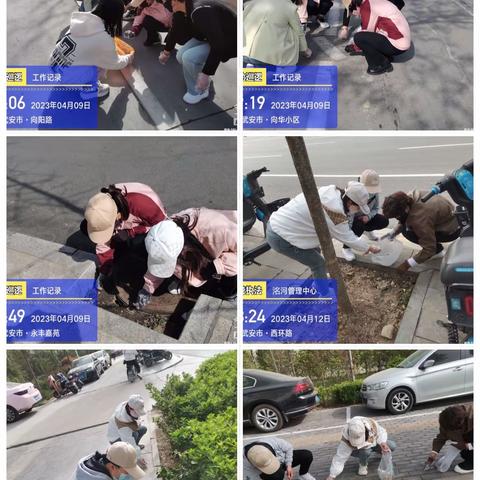 捡拾烟头，助推环卫精细化管理持续开展