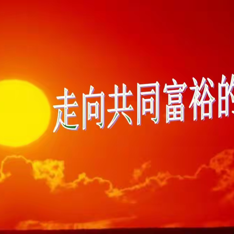 全面推进乡村振兴 扎实推进共同富裕