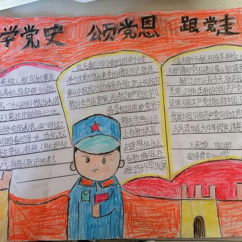 “学党史、强信念、跟党走”学习教育活动手抄报评比