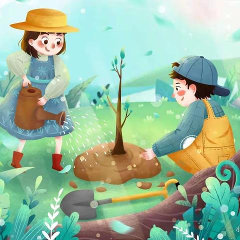 拥抱春天 播种绿色 放飞希望——临沂齐鲁园小学2020级11班植树节活动剪影