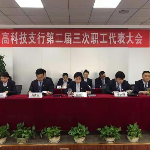 高科技支行二届三次职工代表大会（副本）