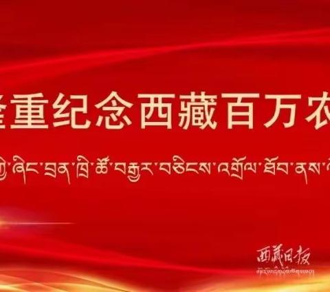 南木林镇仁欧村幼儿园“3.28百万农奴解放纪念日”主题教育活动