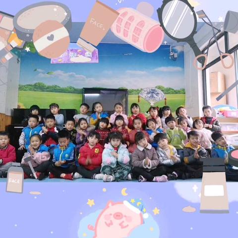 知行合一幼儿园大二班三月美好