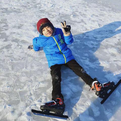 一起去滑冰喽！2020♥幸福的生活有你们真好！