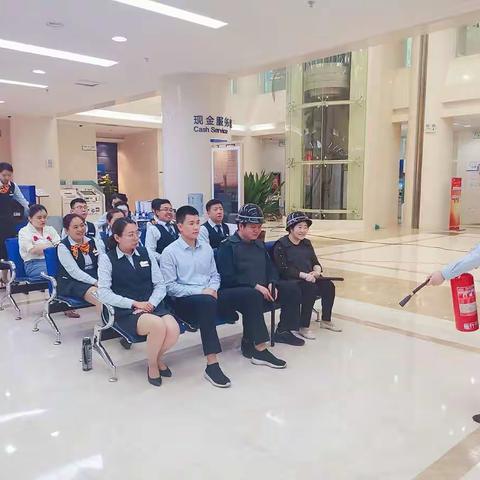 直属营业室开展“五一”节前应急预案演练