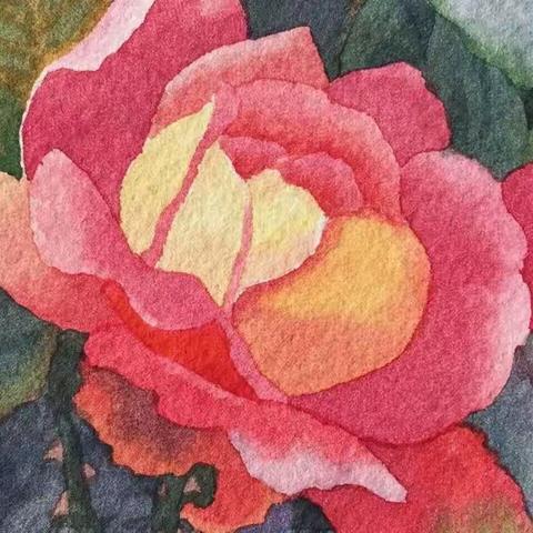 🌺跟着黄有维老师画水彩