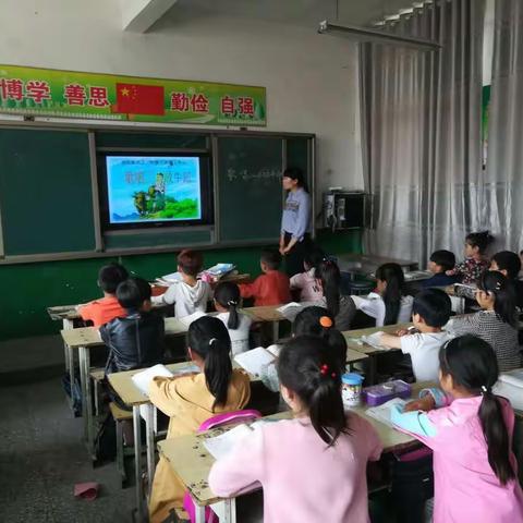 杜集镇中心小学开展校本教研观摩教学活动！