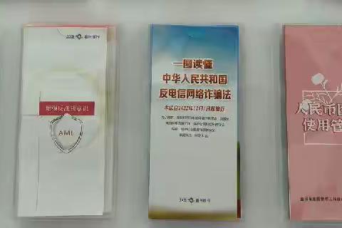 嘉兴银行科创支行开展反诈宣传活动