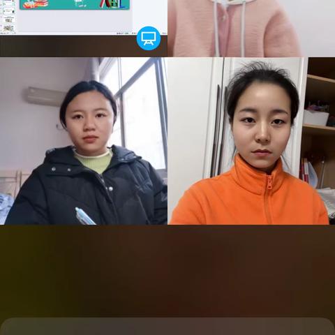 线上集体备课，助力教师成长。宁陵县立源学校八年级英语组备课进行中～