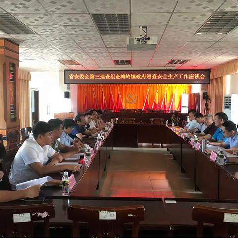 省安委会第三巡查组赴琼中县湾岭镇人民政府召开安全生产工作巡查座谈会