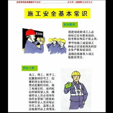 施工现场安全管理宣传漫画
