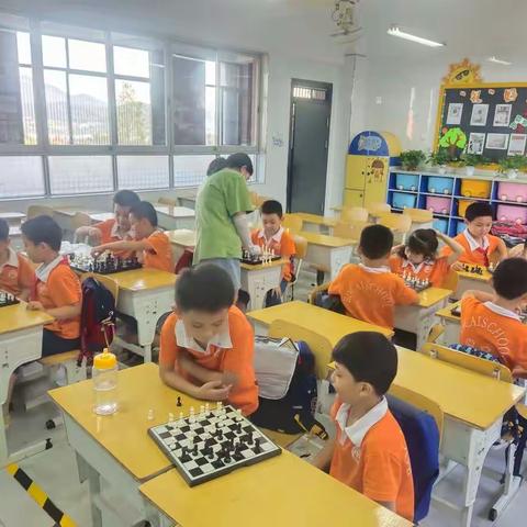 博才小学国际象棋3班结课啦*^_^*